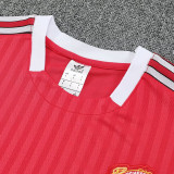 25/26 Man Utd Retro Red Pink Training Shorts Suit