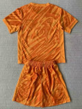 24/25 USA Orange Goalkeeper Kids Soccer Jersey