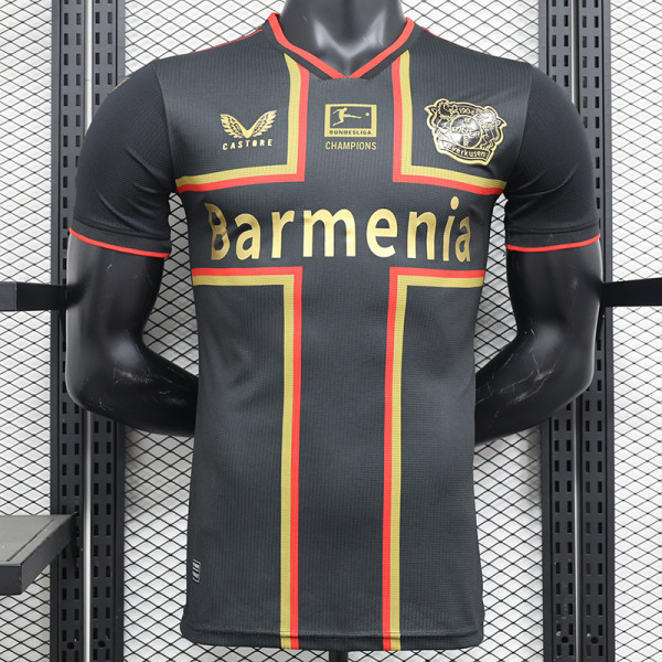24/25 LeverKusen Black Special Edition  Player Version Soccer Jersey