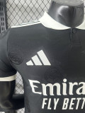 25/26 RMA  Black Team Logo Player Version  Polo Shirts