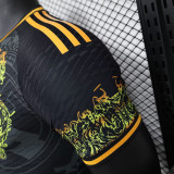 24/25 RMA Black Golden Dragon Head  Player Version Soccer Jersey