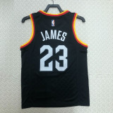 22/23 Cleveland Cavaliers JAMES #23 Black City Edition Top Quality Hot Pressing NBA Jersey