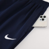 24/25 PSG  Blue Grid Pattern Jacket Tracksuit(02)