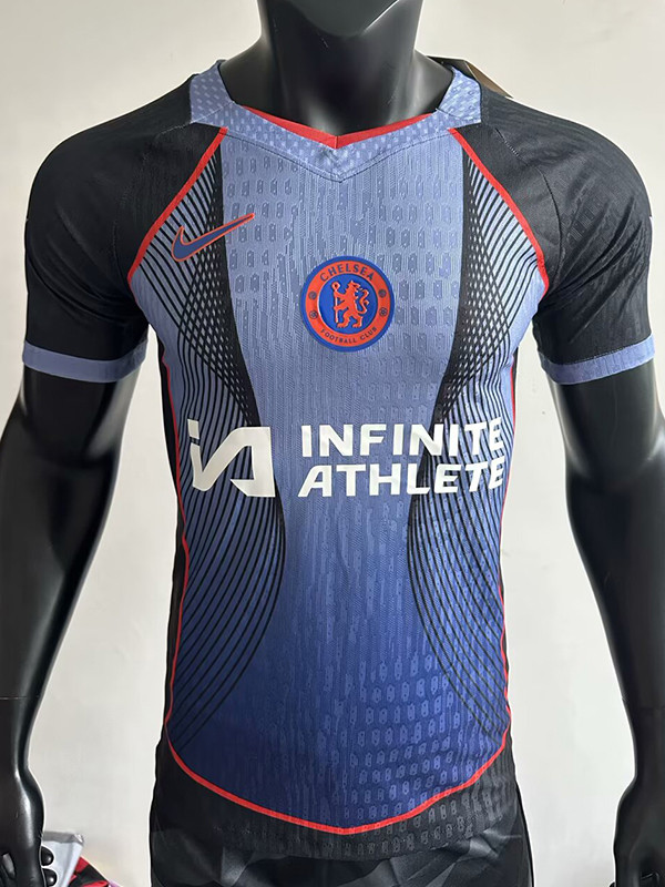 25/26 CHE  Special Edition Blue Black Player Version Soccer Jersey