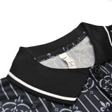 21/23 PSG Grey Black Classic Polo Short Sleeve (印花)