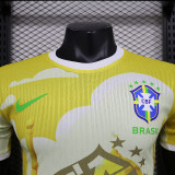 24/25 Brazil Yellow City Edition  Player Version Soccer Jersey