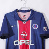 1998/1999 PSG Paris Home Retro Soccer Jersey