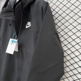 24/25 F700 NK Black Single Layer Windbreaker (连帽冲锋衣）