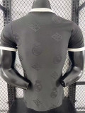 25/26 RMA  Team Logo Special Edition Black Player Version Soccer Jersey(圆领）