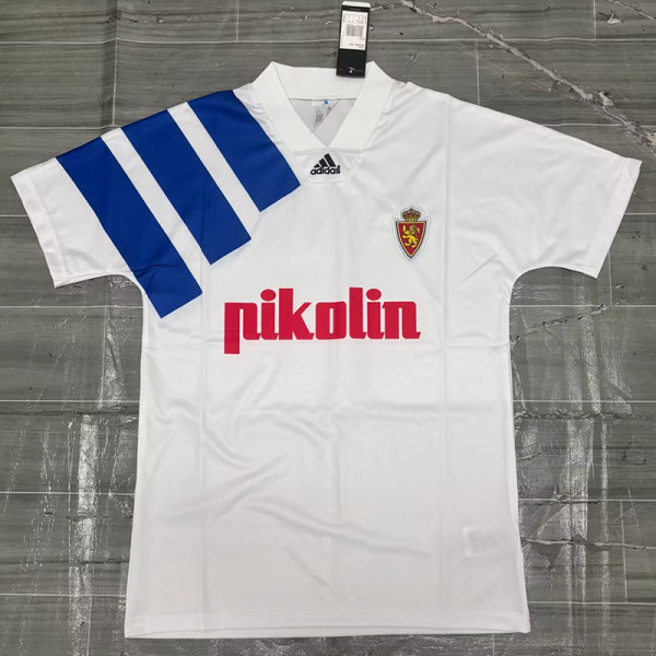1992/1993  Zaragoza Home Retro  Soccer Jersey