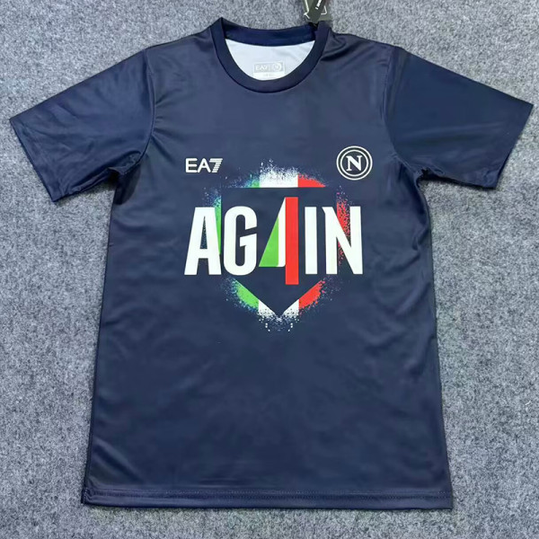 2025  Napoli Deep Blue 4-Crown T-shirt T-shirt