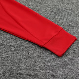 24/25 Man Utd Red  Hooded  Tracksuit
