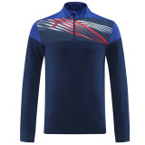 24/25 JO Sapphire Blue Half Zipper Sportswear # 810宝蓝(半拉链)