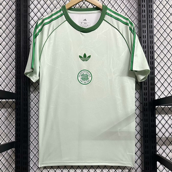 25/26 Celtic Origin Edition Light Green Fans Soccer Jersey