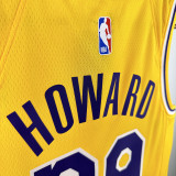 Lakers HOWARD # 39 Yellow Top Quality Hot Pressing NBA Jersey
