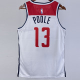 22/23 Wizards POOLE #13 White Top Quality Hot Pressing NBA Jersey