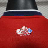 24/25  Lille Home  Player Version Soccer Jersey