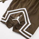 25/26  New Jordan Casual NBA Edition Army  Green shorts#A2436