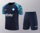 24/25 Napoli Dark Blue Training Short Suit