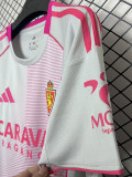 25/26 Zaragoza Special Edition Pink Fans Soccer Jersey