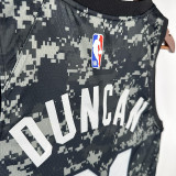 Sa Spurs DUNCAN # 21 Camouflage Top Quality Hot Pressing NBA Jersey