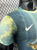 25/26 Brazil Christ statue Sky Blue  Player Version Soccer Jersey