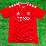 24/25 Aberdeen Home Fans Soccer Jersey