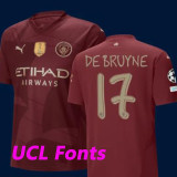 24/25 Man City Third Long Sleeve Player Version Player Version Soccer Jersey