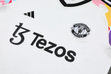 24/25 Man Utd White Training Short Suit