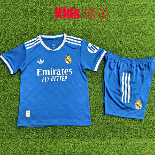 25/26 RMA Third Player Version Kids Soccer Jersey