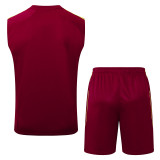 25/26  ARS Maroon Tank top and shorts suit#D25108