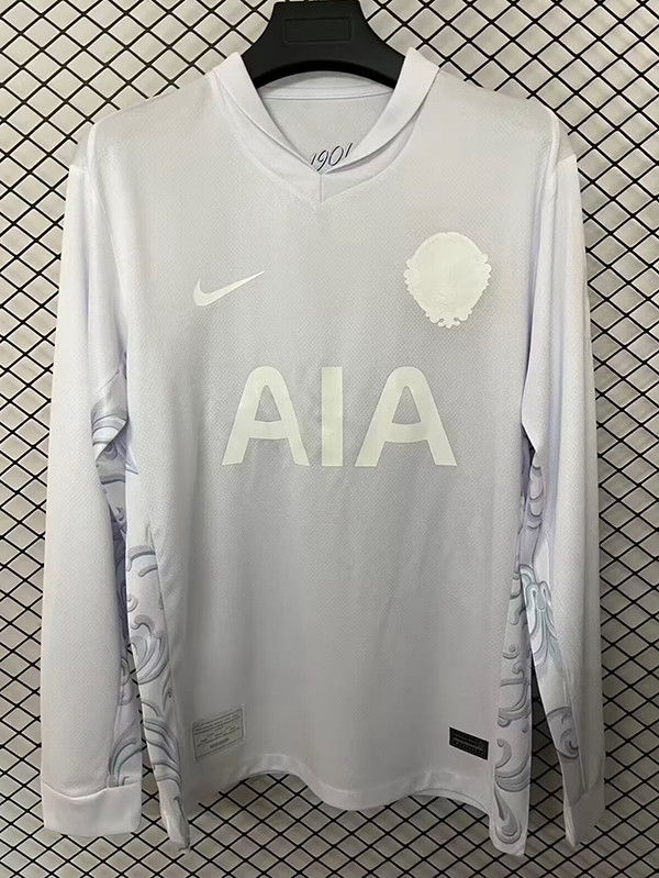 26/27 TOT 125th Anniversary Edition Grey Long Sleeve  Fans Soccer Jersey
