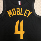 22/23 Cleveland Cavaliers MOBLEY #4 Black Top Quality Hot Pressing NBA Jersey (Trapeze Edition)