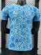 24/25 Algeria Blue Check Player Version Soccer Jersey