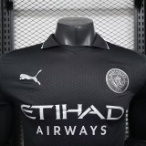 25/26 Man City Away Player Version Long Sleeve Soccer Jersey长袖