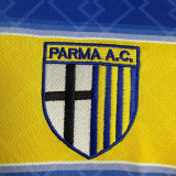 1998/1999 Parma Home  Long Sleeve Retro Soccer Jersey