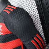 24/25 Flamengo Home  Long Sleeve Player Version Soccer Jersey