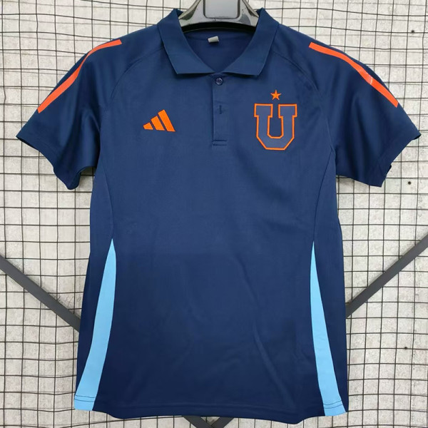 25/26 Universidad De Chile Royal Blue Polo Shirts