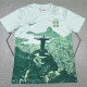 2025 Brazil Christ statue Light Green  Fans Soccer Jersey