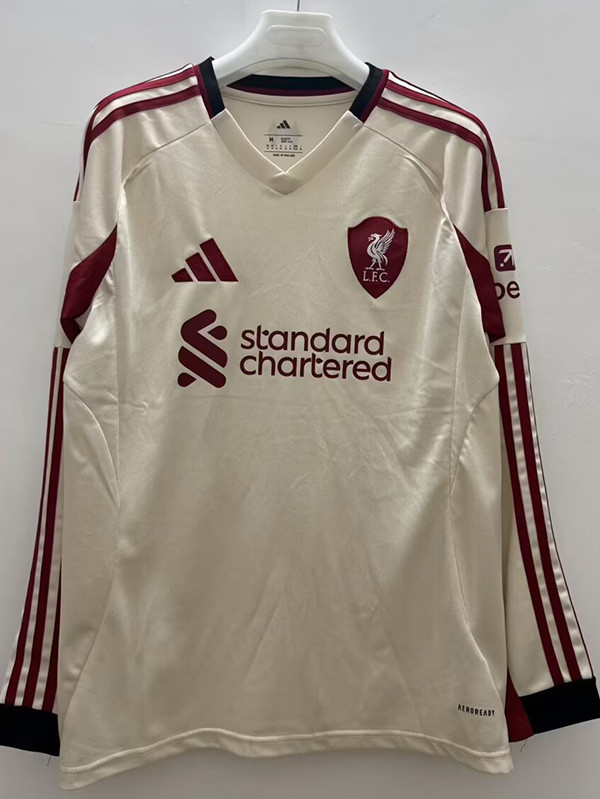 25/26 LIV Away Long Sleeve Soccer Jersey长袖