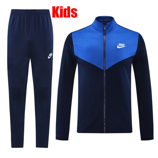 25/26 NJ Royal Blue Kids Jacket Tracksuit#NJ12