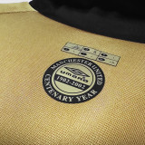 2001/2002 Man Utd 100th Centenary Gold Black Retro Soccer Jersey
