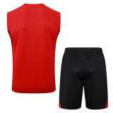 25/26  ARS Red Tank top and shorts suit#D2578