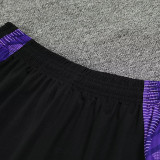 24/25 RMA White(Purple Shoulders) Tank top and shorts suit(白色紫肩）