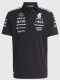 2025 F1 Mercedes Black Polo Racing Suit(翻领)