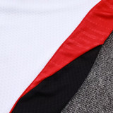 25/26  Bayern White  Training Short Suit#D2594(两边红）