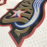 1998 76ERS IVERSON #3 White Retro Top Quality Hot Pressing NBA Jersey