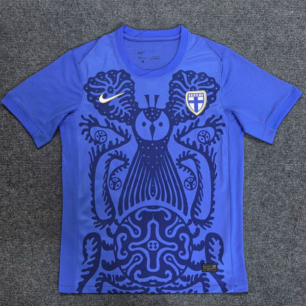 25/26  Finland  Away  Fans Soccer Jersey