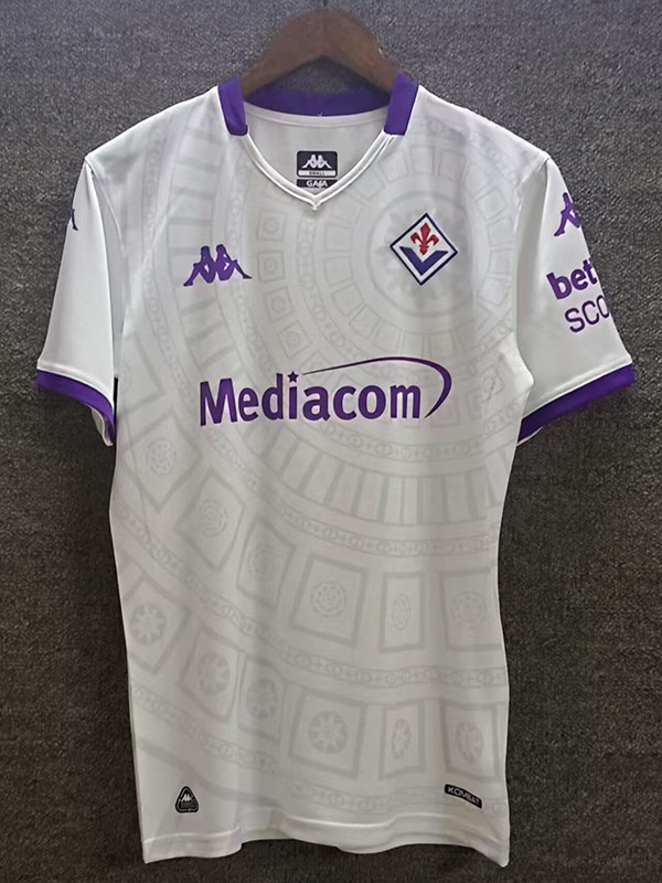 25/26 Fiorentina Ｗhite Fans Soccer Jersey