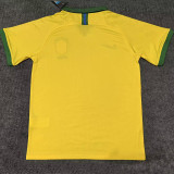 2019/2020 Brazil Home Yellow Retro Soccer Jersey(翻领）